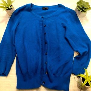 The limited blue small cardigan